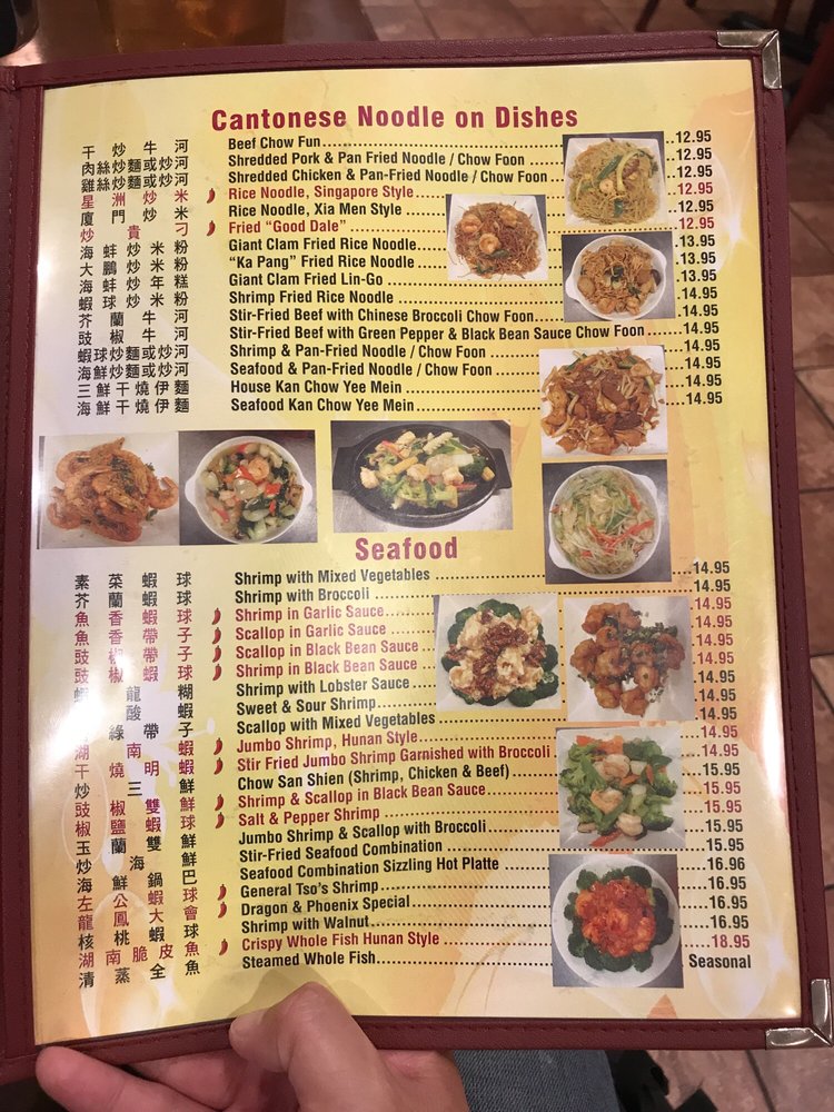 Wongs chinese deals food